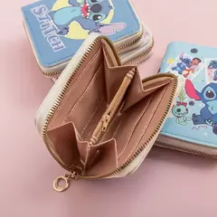 Disney anime ponto carteira kawaii crianças lilo e ponto moeda bolsa presente de aniversário dos desenhos animados saco de cartão presente da menina - comprar online