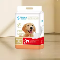 Fraldas grossas de alta absorção para cães, 100/50/40/25 peças, descartáveis, treinamento de cachorros, almofadas de xixi, superfície de secagem rápida, almofada limpa