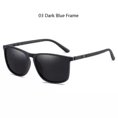 Luxo Praça Vintage óculos polarizados para homens e mulheres, óculos de sol anti-reflexo, moda, viagem, condução, óculos masculinos, UV400, TR90 - Wolf Magazine