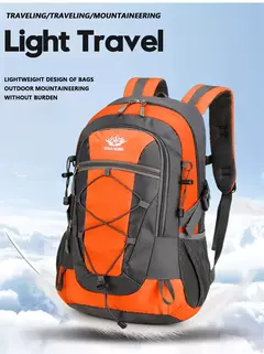 Imagem do Impermeável caminhadas mochila, leve caminhadas ao ar livre saco, grande capaci