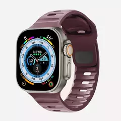 Pulseira de Silicone Macia para Pulseira Relógio Apple, Pulseira Ultra Esportiva, Pulseira iWatch Series 8, 7, 6, 5, 49mm, 44mm, 45mm, 42mm, 41mm, 42 milímetros, 38 milímetros - loja online