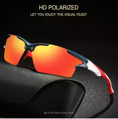 Óculos Polarizados Masculinos, Óculos de Sol Polarizados, Óculos de Ciclismo, Motocicleta Spot, Corrida, Pesca na internet