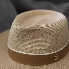 Chapéu de Palha Aba Larga para Mulheres e Homens, Boné de Sol de Praia, Proteção UV, Fedora Natural, Panamá, Macio, Designer, Presente de Aniversário, Verão, Novo na internet