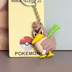 Pokemon chaveiro pikachu anime figura de ação brinquedo kawaii dos desenhos animados moda charmander psyduck boneca chaveiro saco carro pingente presente do miúdo na internet
