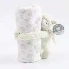 Imagem do Conjunto De Animais De Pelúcia, Presente Do Bebê Recém-nascido, Cobertor De Sono De Segurança, Coelhinho Rosa, 6 Estilos, 30x30, 2 Pcs