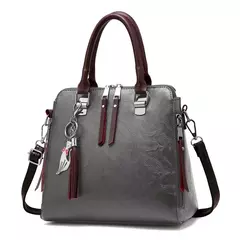 Bolsa de Ombro de Couro Retro para Mulheres, Bolsa Crossbody Messenger, Grande Capacidade, Bolsa Feminina, Designer de Luxo, Alta Qualidade