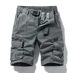 Camuflagem de algodão masculino Bermuda Beach Jogger Shorts masculino para carga, Breeche casual, verão, Dropshipping quente, novo