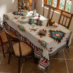 Multi Funcional Toalha de Mesa Fio de Algodão, Mesa de Jantar, Sala de estar ao ar livre, dupla face Camp e Picnic Mat Disponível