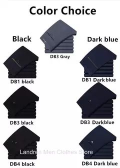 Calça de vestido reto grande para homens, alta esticada, escritório, preta, azul, cinza, calças de terno formal, plus size, 52, 50, 48, 46 na internet