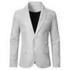 Terno de tecido textura luxuoso masculino, jaqueta confortável, casaco de casamento, melhor desempenho de palco, primavera verão