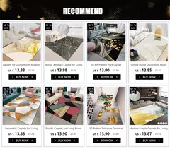 Tapete abstrato antiderrapante para sala de estar, decoração moderna, tapetes - comprar online