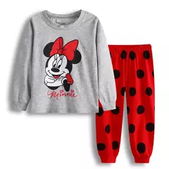 Conjunto de pijamas infantil Minnie Cartoon, pijamas meninas, roupas infantis, bebê, algodão, muitos estilos, primavera, outono, novo - Wolf Magazine