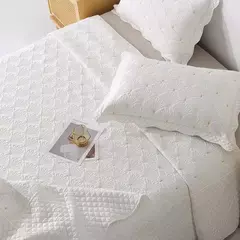 Colcha acolchoada de algodão bordado nórdico, cobertor acolchoado, colcha, colcha para casa, verão, 3 peças - loja online