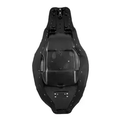 Imagem do Assento duplo para motocicleta com almofadas para encosto de motorista, assento dianteiro e traseiro para passageiro, para harley touring street glide cvo 09-23