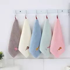 Toalha quadrada de algodão pequena para crianças, Toalha bordada para limpeza de carro, Toalha infantil, 25x25cm - comprar online