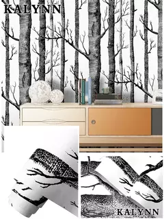 Papel de parede de madeira para decoração de bancada, papel de parede removív - Wolf Magazine
