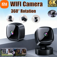 Xiaomi 6k hd mini câmera wi fi câmera de proteção segurança sem fio monitor remoto filmadoras vigilância vídeo casa câmera inteligente