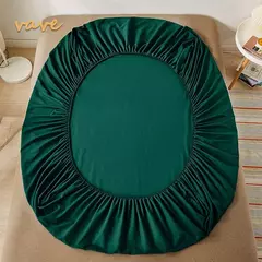 100% algodão cabido folha com faixas elásticas antiderrapante ajustável colchão cobre para único cama king queen duplo, 140/160/200cm