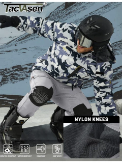 Imagem do TACVASEN-Calças De Caminhada De Lã Grossa Para Homens, Calças Térmicas Quentes, Calças À Prova De Vento, Pesca Ao Ar Livre, Acampamento, Montanha Esqui, Inverno