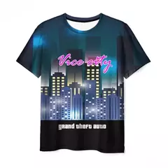 Camisetas de manga curta superdimensionadas para homens e mulheres, Game GTA Tops, T-shirt impresso 3D, Grand Theft Auto Vice City, roupas infantis, moda - Wolf Magazine