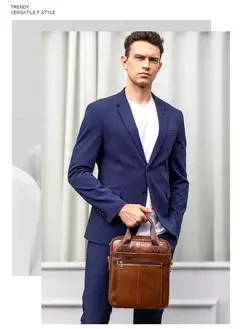 Westal Couro Genuíno Crossbody Messenger Bag, Sacos de Ombro dos homens, 13.3 "Laptop Pasta, Homem Bolsas, 8577 - loja online
