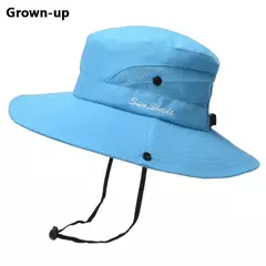 Xinbaoguan-Chapéu De Sol Respirável Ao Ar Livre, Fêmea Rabo De Cavalo, Chapéu De Pescador, Chapéu Dobrável, 100% Poliéster, 9002, Verão na internet