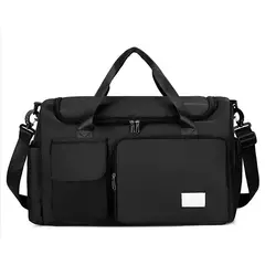 Weekender Overnight Duffle Bags com compartimento de sapato para mulheres, Carry On Travel Bag, Saco de ginástica de grande capacidade - Wolf Magazine