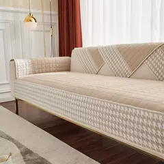 Anti-Slip Houndstooth Lace Sofa Slipcovers, Capas de assento do sofá, Pet Friendly, Capa de sofá, Docor, Sofá acolchoado - Wolf Magazine