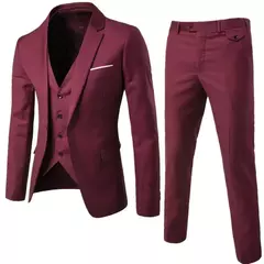 Homens formais conjuntos de terno de escritório, blazer extragrande, colete, conjuntos de calças, masculino, festa à noite, casamento, novo, S-6XL, 3pcs, 2024 - loja online