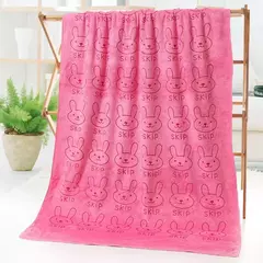 Cute Rabbit Microfiber Bath Towel, Soft Kawaii Towel, Quick Dry, Fit for Baby Kids, Meninos, Meninas, Praia, Natação, Absorvente, 50x100cm - loja online