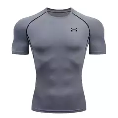 T-shirt de compressão masculina, secagem rápida, mangas curtas, ginásio esporte, top, camisa de treino, roupa de jogging, verão na internet