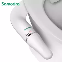 SAMODRA-Bidé Sanitário Ultra-Slim, Acessório Do Assento Sanitário, Entrada De Latão, Pressão De Água Ajustável, Chuveiro Higiênico Do Banheiro - comprar online