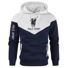 Moletons masculinos com capuz, pulôver casual, moletons patchwork, roupas streetwear, marca de moda, primavera, outono, 2022 - comprar online