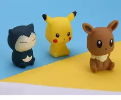 Imagem do 6 pçs pokemon pikachu figuras banheiro banho chuveiro do bebê crianças jogar brinquedos de banho de água crianças aspersão chuveiro brinquedos de descompressão