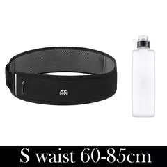 Cinto de corrida com garrafa de água para homens e mulheres, bolsa esportiva para celular, mochila de verão, ginástica fitness, maratona invisível - Wolf Magazine