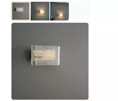 Luxo Lâmpada De Parede Com Onda De Água Padrão, Todo O Cobre, Sala De Estar Fundo, Quarto, Cabeceira, Hotel, Salão, Corredor - Wolf Magazine