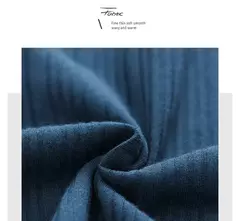 Conjunto de pijama masculino 100% algodão manga comprida solto casual outono/inverno temporada cardigan pijamas
