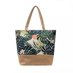 Bolsa de lona dobrável para mulheres, impressão de flores, grafite, bolsa de ombro, casual, tamanho grande, moda feminina - comprar online