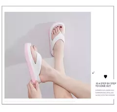 Outlandish-eva flip flops para mulheres, solas grossas super macias, sapatos ao ar livre, antiderrapante, de alta qualidade, design moderno, para o verão