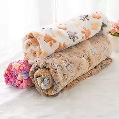Tapete de cama para animais de estimação, capa quente fofa, toalha artesanal de lã para cães e gatos, cobertor macio para cães pequenos, médios e grandes, suprimentos para animais de estimação ? na internet