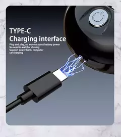 Mini barbeador elétrico para viagens masculinas, navalha portátil, aparador de barba, recarregável, recarregável, rosto - Wolf Magazine