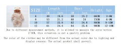 Bebê Menina Cordeiro Cabelo Urso Dos Desenhos Animados Macacão Bordado, Fato de Crawling Manga Comprida, Grosso, Inverno, Novo na internet