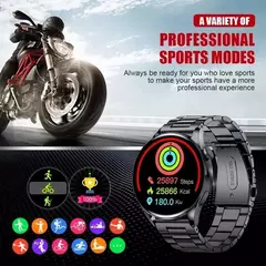 Imagem do GT3 Pro AMOLED Smartwatch para homens e mulheres, tela HD, freqüência cardíaca, chamadas Bluetooth, à prova d'água, Android, iOS, 420x420, Novo, 2022