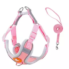 Conjunto de coleira para cães, coleira reflexiva ajustável, coleira para cães pequenos e médios, acessórios para cachorros, pomerânia - Wolf Magazine