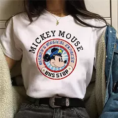 Camisetas estampadas Disney Mickey Femininas, Anos 90, Y2k, Minnie Mouse, Streetwear, Roupa Feminina, Camiseta Kawaii, Moda na internet