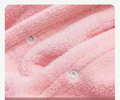 Toalha de banho com capuz coral para crianças, manto dos desenhos animados, roupão infantil, poncho para meninos e meninas na internet