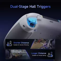 EasySMX X05 Pro Controle de jogo sem fio RGB compatível com PC/Switch/Celular/TV/Steam, efeito Hall, motores Dual Rumble - loja online