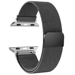Pulseira Milanese para Apple Watch, Banda Respirável de Metal para iWatch, Homens e Mulheres, 9, 8, 7, 41mm, 45mm, Ultra 2, 49mm, 6543SE, 44mm, 40 milímetros, 42 milímetros na internet