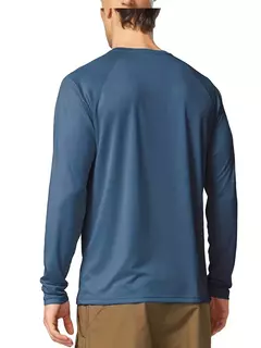 Camiseta monocromática de manga comprida UV masculina, camisetas casuais, tops ao ar livre, roupas de treino, plus size, moda