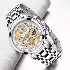 LIGE-Relógio de pulso de quartzo impermeável feminino, relógios femininos, Top Brand, Luxo, Ouro, Moda - comprar online